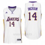 Camiseta Los Angeles Lakers Brandon Ingram #14 Blanco