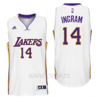 Camiseta Los Angeles Lakers Brandon Ingram #14 Blanco