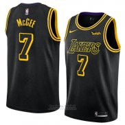 Camiseta Los Angeles Lakers Javale Mcgee Ciudad #7 2017-18 Negro
