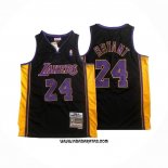 Camiseta Los Angeles Lakers Kobe Bryant #24 Mitchell & Ness 2009-10 Negro
