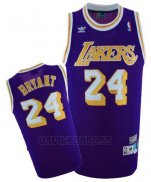 Camiseta Los Angeles Lakers Kobe Bryant #24 Retro Violeta