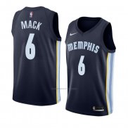Camiseta Memphis Grizzlies Shelvin Mack #6 Icon 2018 Azul