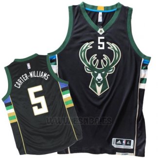 Camiseta Milwaukee Bucks Michael Carter-Williams #5 Negro