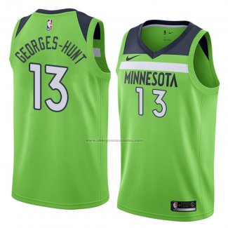 Camiseta Minnesota Timberwolves Marcus Georges-hunt #13 Statement 2018 Verde