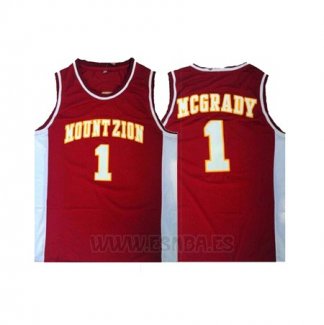 Camiseta Mountzion Tracy McGrady #1 Rojo