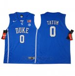 Camiseta NCAA Duke Blue Devils Jayson Tatum #0 Azul