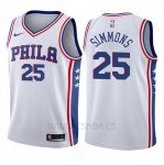 Camiseta Nino Philadelphia 76ers Ben Simmons #25 Association 2017-18 Blanco