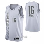 Camiseta Oklahoma City Thunder Ty Jerome #16 Ciudad 2021-22 Blanco