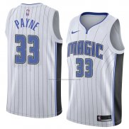 Camiseta Orlando Magic Adreian Payne #33 Association 2018 Blanco