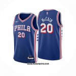 Camiseta Philadelphia 76ers Jared McCain #20 Icon 2024-25 Azul