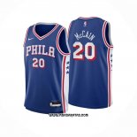Camiseta Philadelphia 76ers Jared McCain #20 Icon 2024-25 Azul