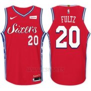 Camiseta Philadelphia 76ers Markelle Fultz #20 2017-18 Rojo