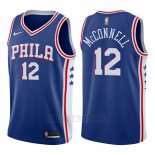 Camiseta Philadelphia 76ers T.j. McConnell #12 Swingman Icon 2017-18 Azul