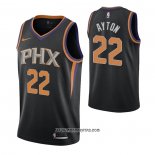 Camiseta Phoenix Suns Deandre Ayton #22 Statement 2021 Negro