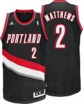 Camiseta Portland Trail Blazers Wesley Matthews #2 Negro