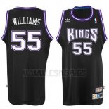 Camiseta Sacramento Kings Jason Williams #55 Retro Negro