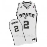 Camiseta San Antonio Spurs Kawhi Leonard #2 Blanco