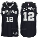 Camiseta San Antonio Spurs LaMarcus Aldridge #12 Negro