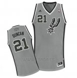 Camiseta San Antonio Spurs Tim Duncan #21 Gris