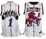 Camiseta Toronto Raptors Tracy McGrady #1 Retro Blanco