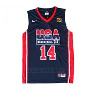 Camiseta USA 1992 Charles Barkley #14 Negro