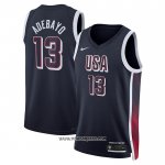 Camiseta USA 2024 Bam Adebayo #13 Azul