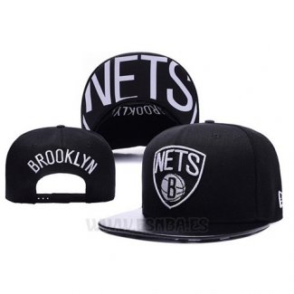 Gorra Brooklyn Nets Leather Negro
