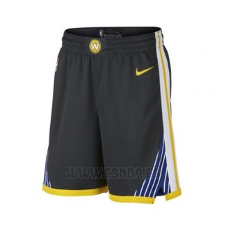 Pantalone Golden State Warriors 2017-18 Negro