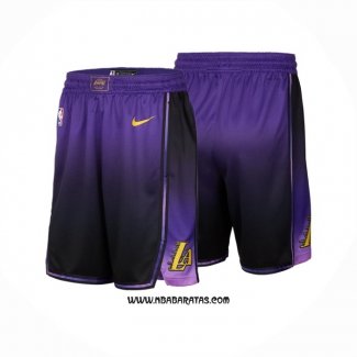 Pantalone Los Angeles Lakers Ciudad 2024-25 Violeta