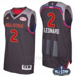 Camiseta All Star 2017 San Antonio Spurs Kawhi Leonard #2 Negro