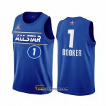 Camiseta All Star 2021 Phoenix Suns Devin Booker #1 Azul