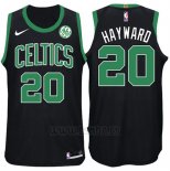 Camiseta Boston Celtics Gordon Hayward #20 2017-18 Negro