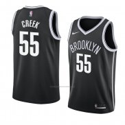 Camiseta Brooklyn Nets Mitch Creek #55 Icon 2018 Negro