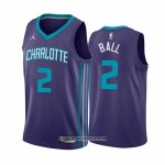 Camiseta Charlotte Hornets LaMelo Ball #2 Statement 2020-21 Violeta