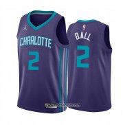 Camiseta Charlotte Hornets LaMelo Ball #2 Statement 2020-21 Violeta