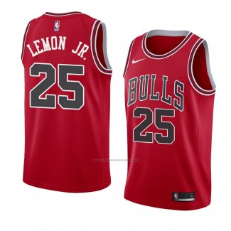 Camiseta Chicago Bulls Walt Lemon Jr. #25 Icon 2018 Rojo