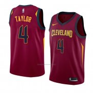 Camiseta Cleveland Cavaliers Isaiah Taylor #4 Icon 2018 Rojo