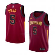 Camiseta Cleveland Cavaliers Rodney Hood #5 Icon 2018 Rojo