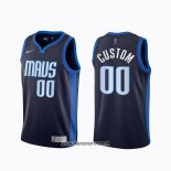 Camiseta Dallas Mavericks Personalizada Earned 2020-21 Azul