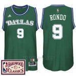 Camiseta Dallas Mavericks Rajon Rondo #9 Retro Verde