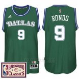 Camiseta Dallas Mavericks Rajon Rondo #9 Retro Verde