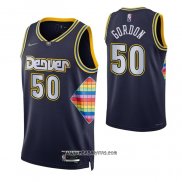 Camiseta Denver Nuggets Aaron Gordon #50 Ciudad 2021-22 Azul