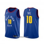 Camiseta Denver Nuggets Bol Bol #10 Statement Azul