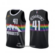 Camiseta Denver Nuggets Juan Hernangomez #41 Ciudad 2019-20 Negro