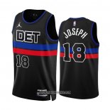 Camiseta Detroit Pistons Cory Joseph #18 Statement 2022-23 Negro