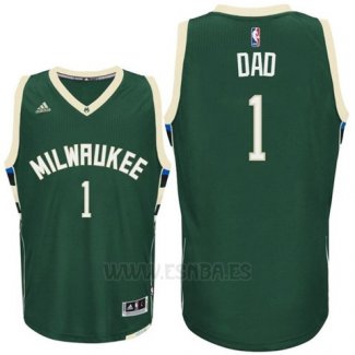 Camiseta Dia del Padre Milwaukee Bucks DAD #1 Verde