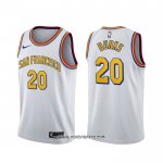 Camiseta Golden State Warriors Alec Burks #20 Classic Blanco