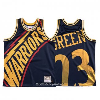 Camiseta Golden State Warriors Draymond Green #23 Mitchell & Ness Big Face Azul