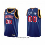 Camiseta Golden State Warriors Personalizada 75th Anniversary Azul