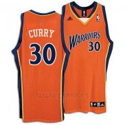 Camiseta Golden State Warriors Stephen Curry #30 Retro Naranja